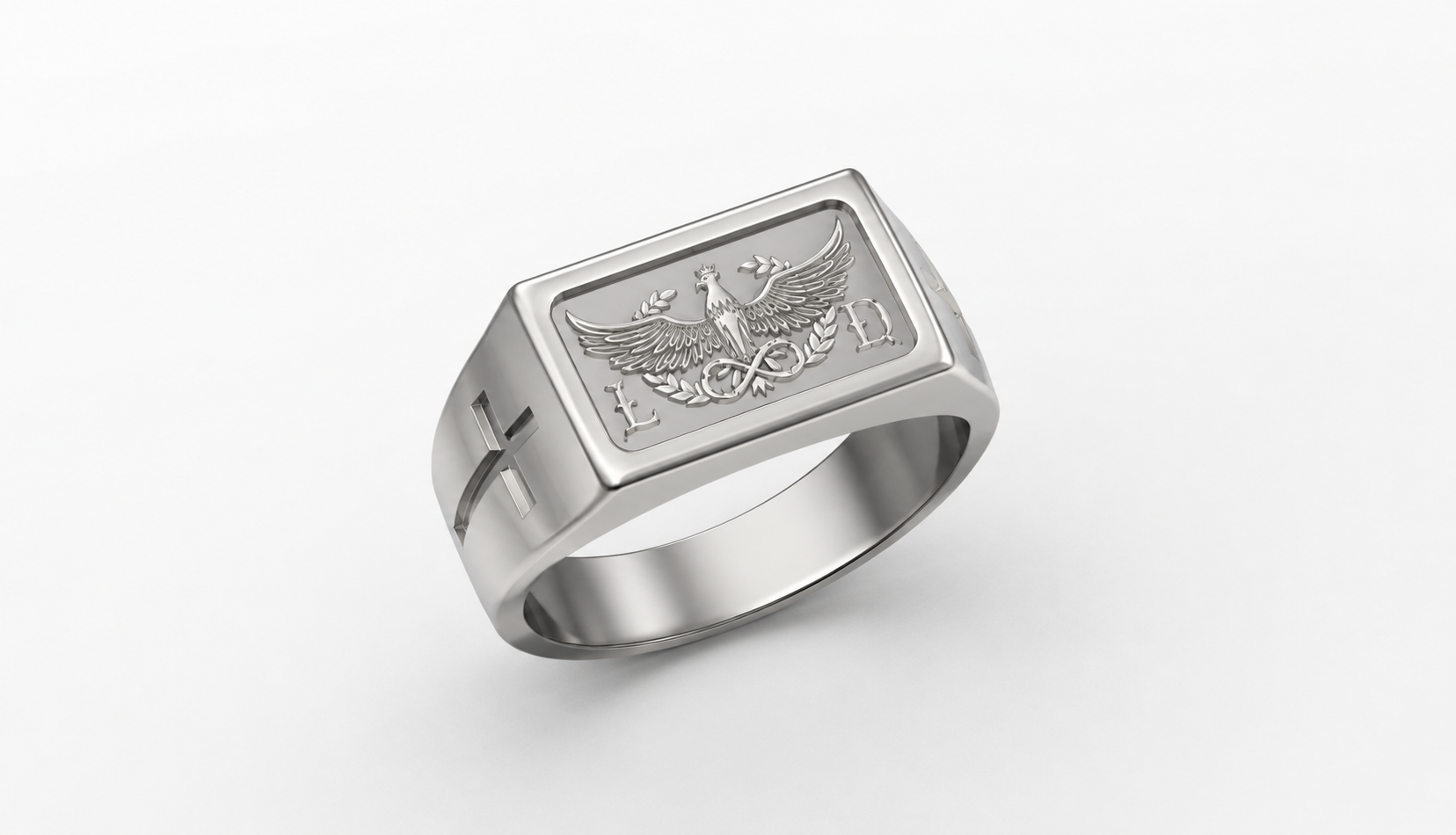 3D-Rendering eines individuellen Siegelrings