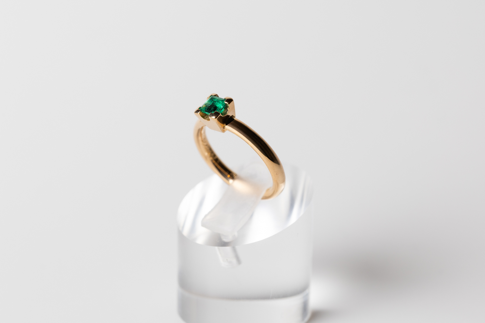 Smaragd-Ring Roségold – Ansicht 3